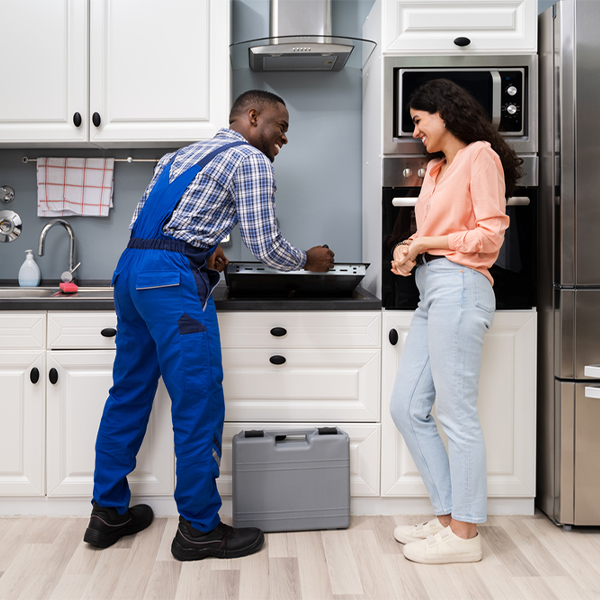 what kind of warranty do you offer on your cooktop repair services in Ansley NE